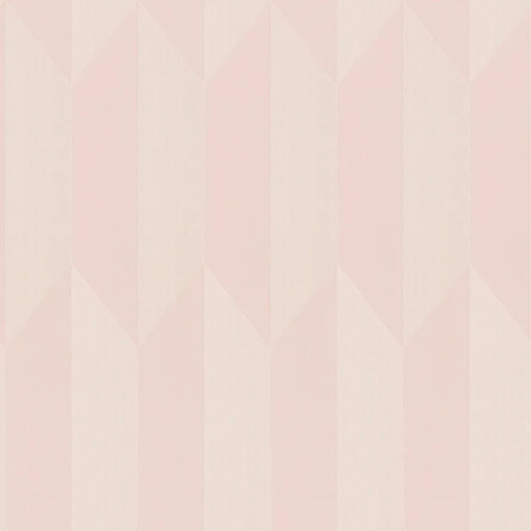 Neaustas tapetes ar modernu, spīdīgu dimantu rakstu - rozā - 3010516