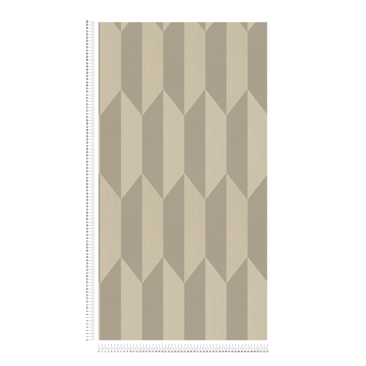 Tapetes ar mirdzošu ģeometrisku rakstu | zeltā krāsā - 3010521