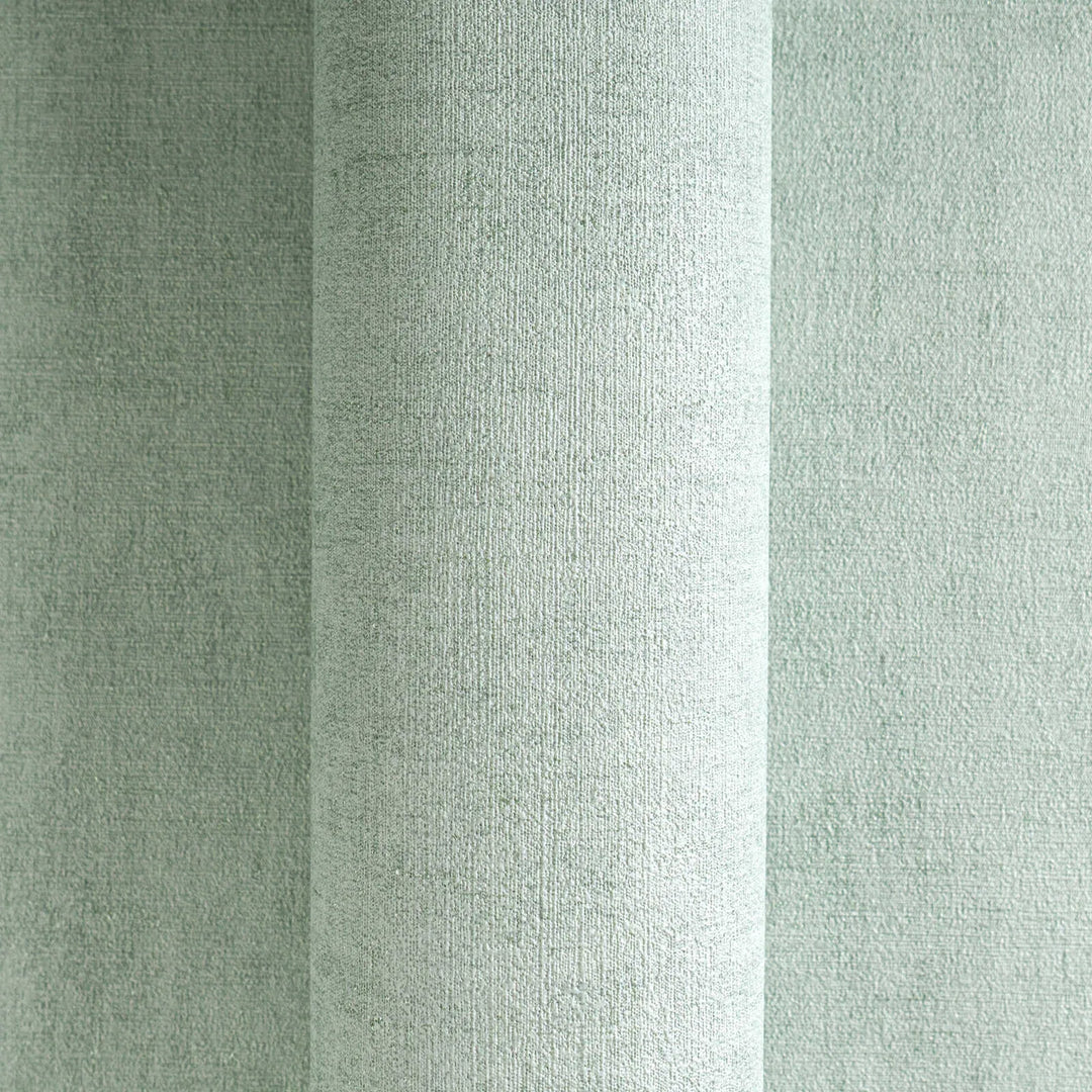 Neaustas tapetes ar smalku lina tekstūru | zaļā - 3011063