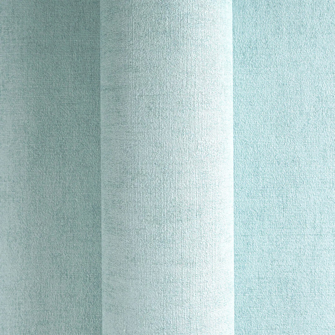 Neaustas tapetes ar smalku lina tekstūru | zilā - 3011064