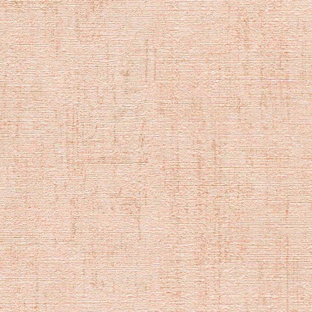 Non-woven wallpaper with a minimalist textile look| in pink - 3011072