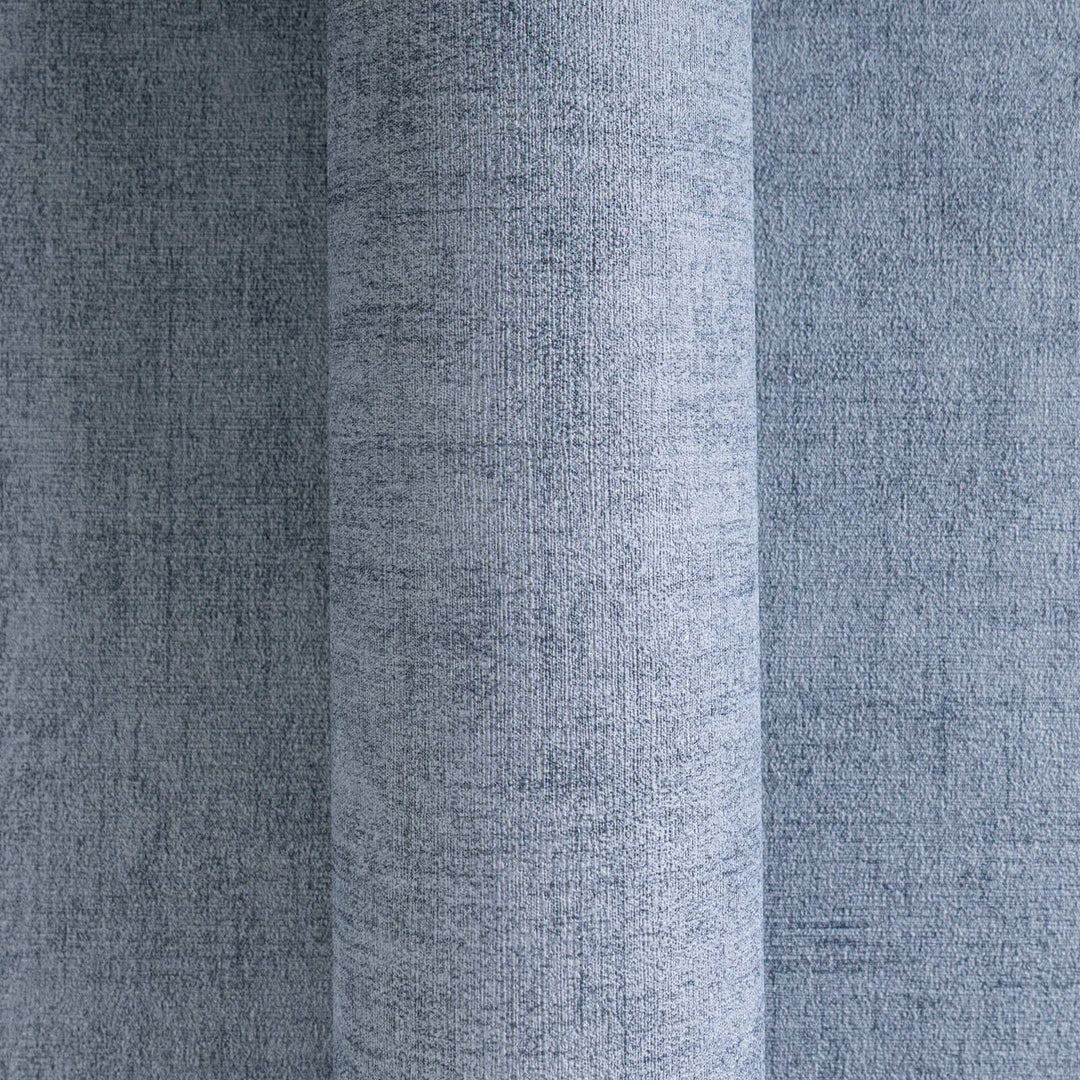 Neaustas tapetes ar dabisku tekstila faktūru | tumši zilā - 3011076