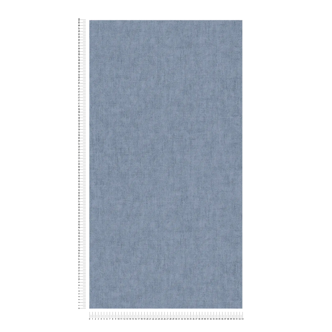 Neaustas tapetes ar dabisku tekstila faktūru | tumši zilā - 3011076