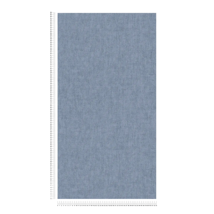 Neaustas tapetes ar dabisku tekstila faktūru | tumši zilā - 3011076