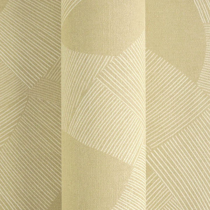 Abstract style wallpaper with fine lines, slightly shiny | yellow-brown - 3012064