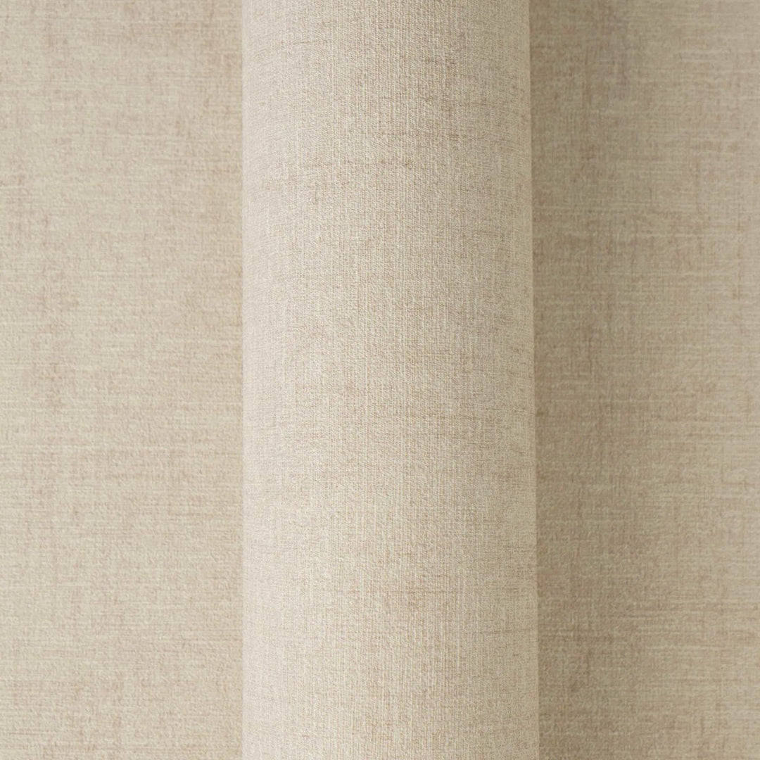 Plain wallpaper with a harmonious texture and a matte finish – sand-colored - 3012143