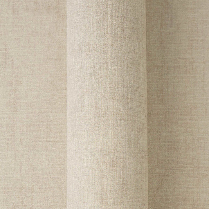 Plain wallpaper with a harmonious texture and a matte finish – sand-colored - 3012143