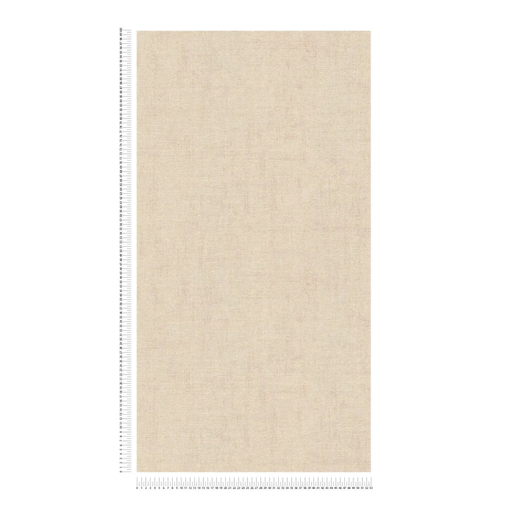 Plain wallpaper with a harmonious texture and a matte finish – sand-colored - 3012143