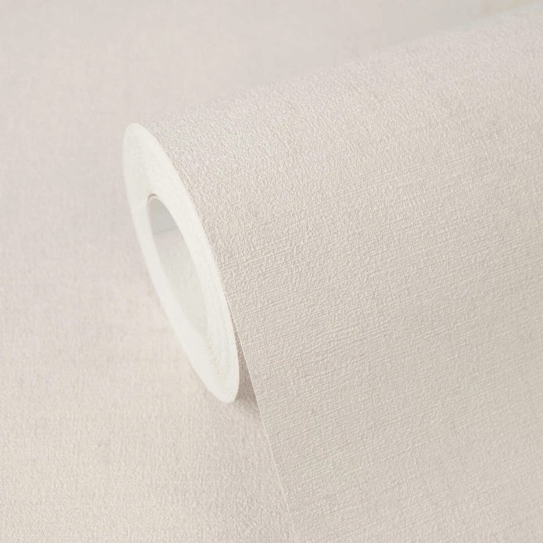 Plain wallpaper with a harmonious texture and a matte finish – beige - 3012146