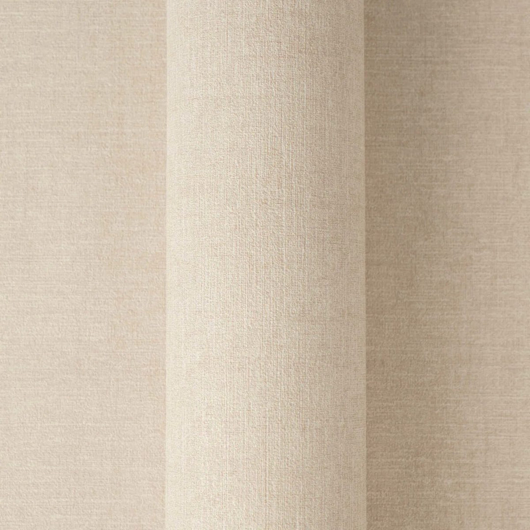 Plain wallpaper with a fine, matte texture - sand - 3012147