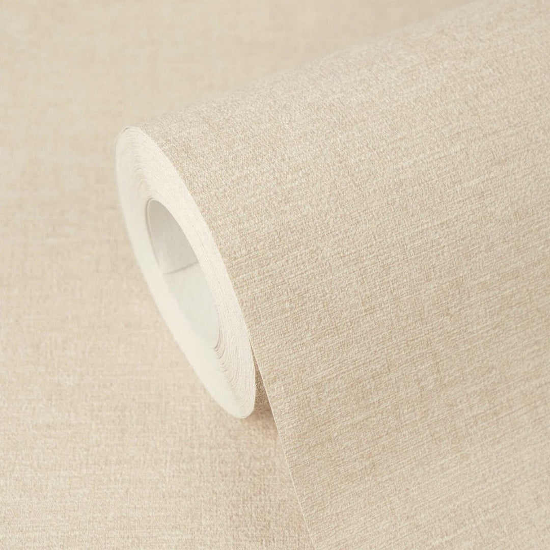 Plain wallpaper with a fine, matte texture - sand - 3012147