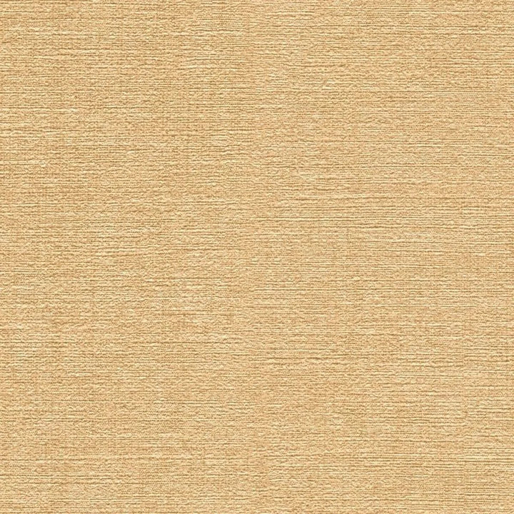 Harmonious, single-color wallpaper with a matte finish and fine texture | yellow-brown - 3012150