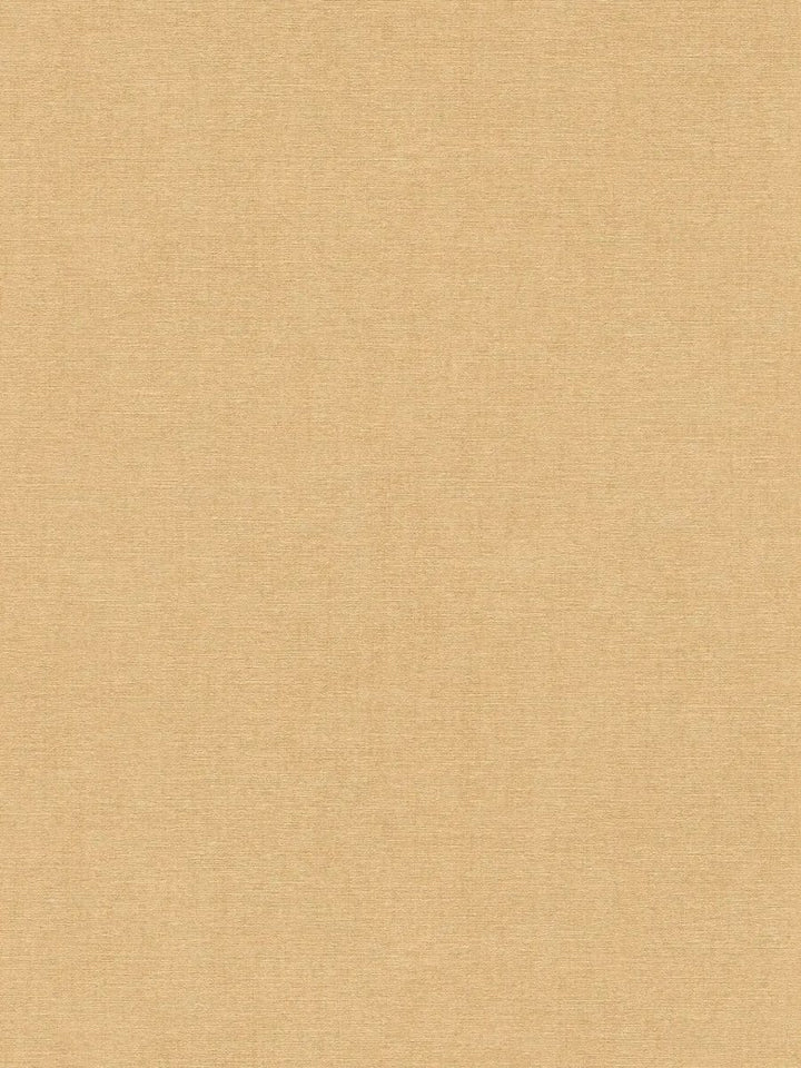Harmonious, single-color wallpaper with a matte finish and fine texture | yellow-brown - 3012150