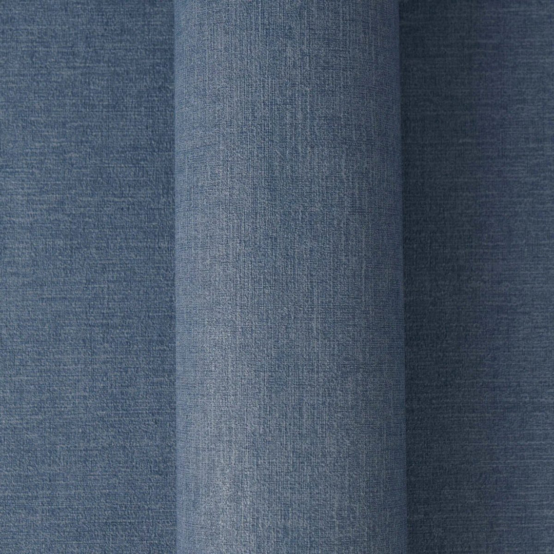 Vienkrāsainas tapetes ar smalku tekstūru | tumši zilā krāsā - 3012152