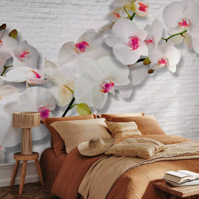 Wall Murals 61839 wall with orchids