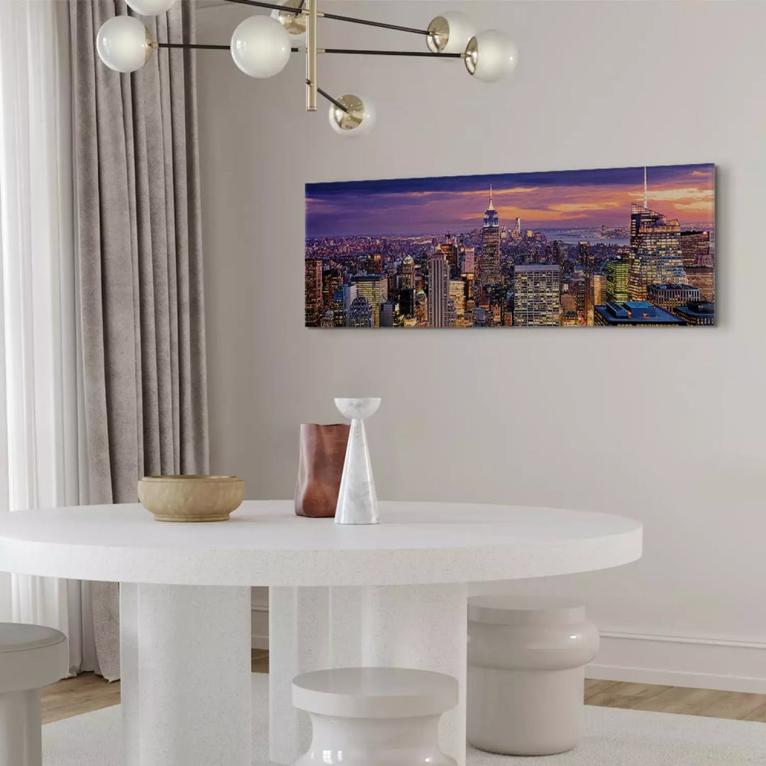 Kanva ar nakts Ņujorku - Pilsētas atmoda, 91064