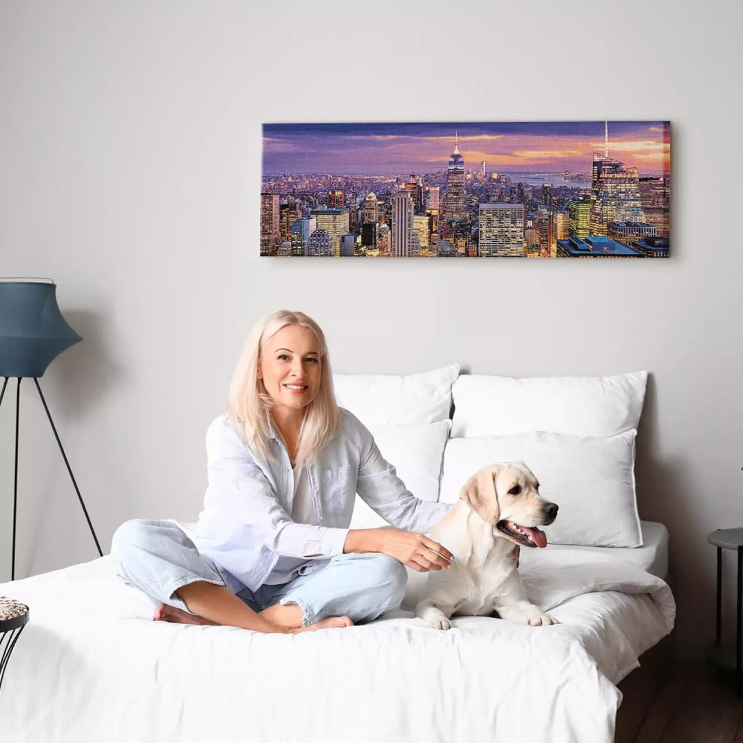 Kanva ar nakts Ņujorku - Pilsētas atmoda, 91064