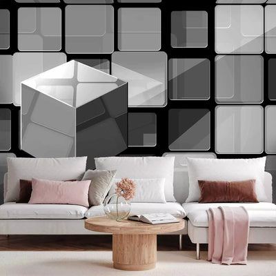 Fototapeet 96734 Rubik Cube Gray