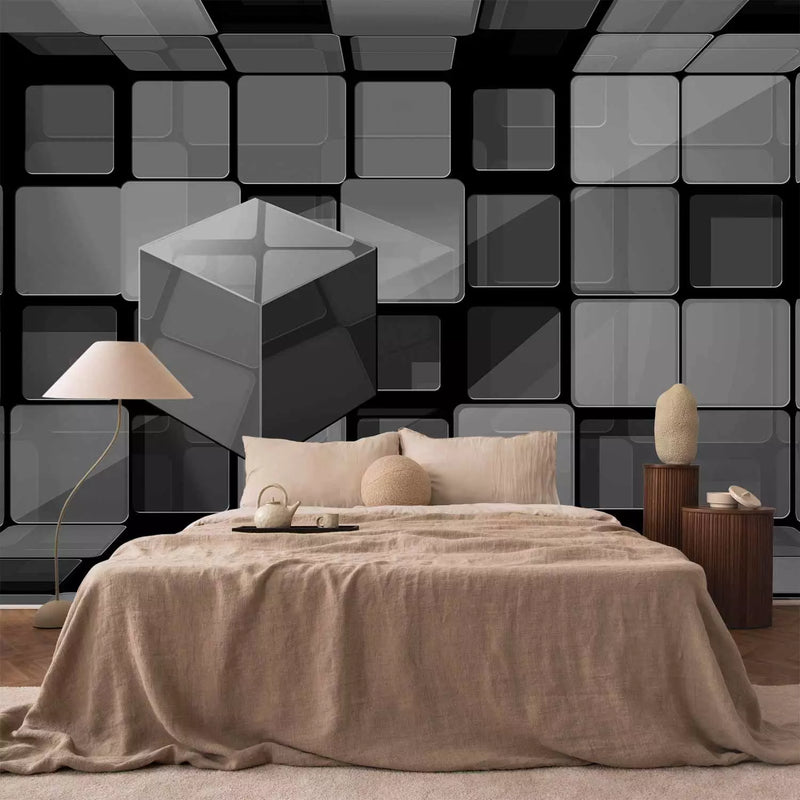 Fototapeet 96734 Rubik Cube Gray