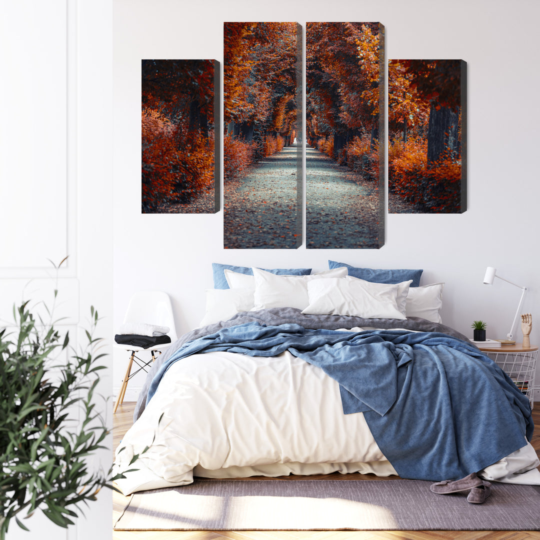 Kanva - Ceļš dziļi rudens mežā, N-1886