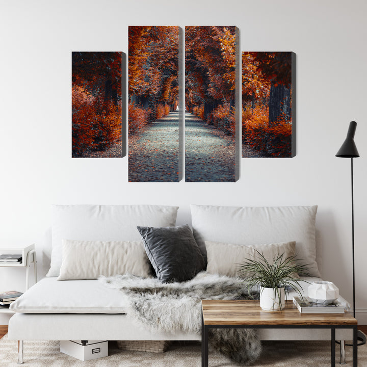 Kanva - Ceļš dziļi rudens mežā, N-1886