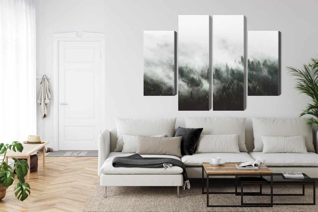 Kanva - Miglaina meža ainava, N-1896