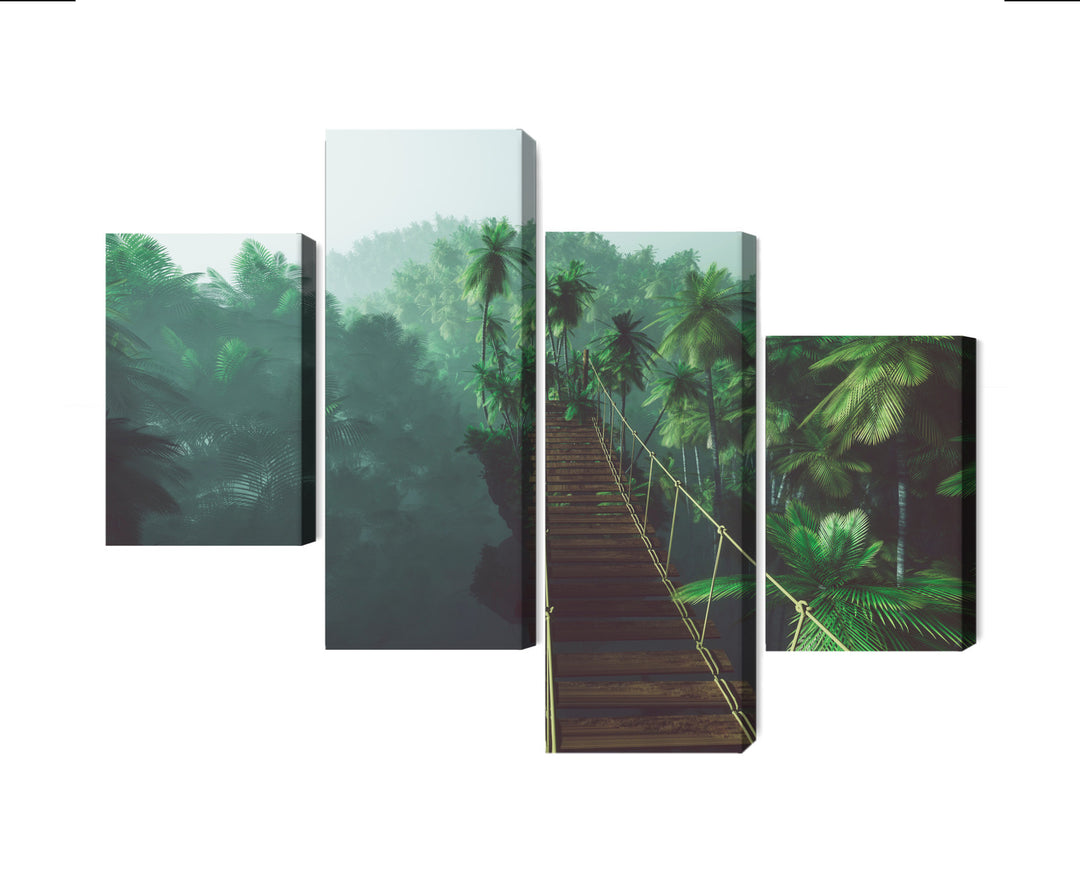 Kanva - Tropu meža virvju tilts, N-2002