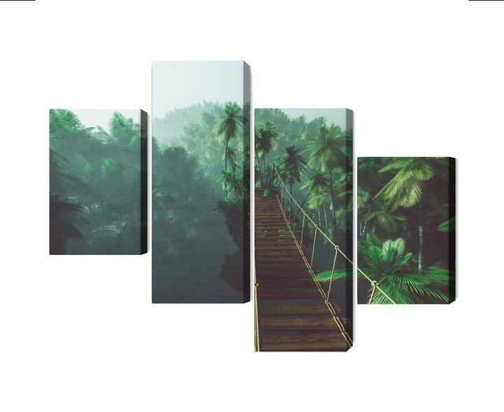 Kanva - Tropu meža virvju tilts, N-2002