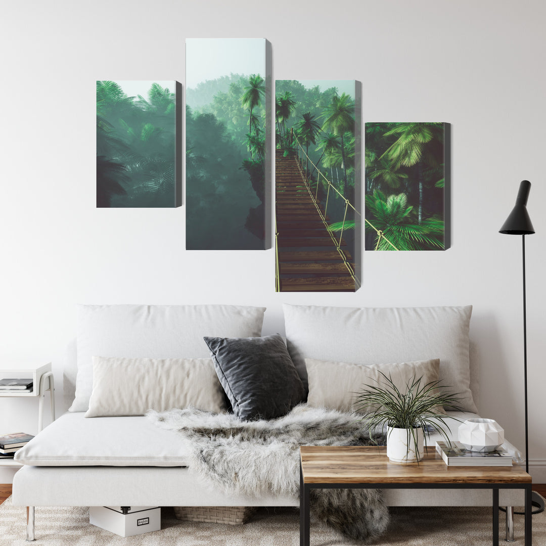 Kanva - Tropu meža virvju tilts, N-2002