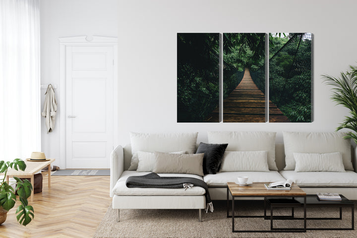 Kanva - Koka piekaramais tilts mežā, N-2004