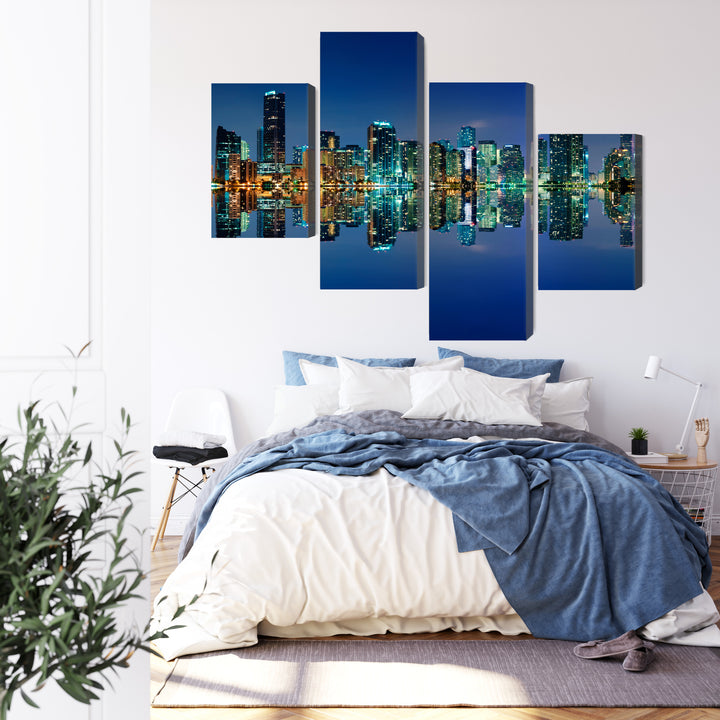 Kanva - Miami panorāma naktī, N-2343