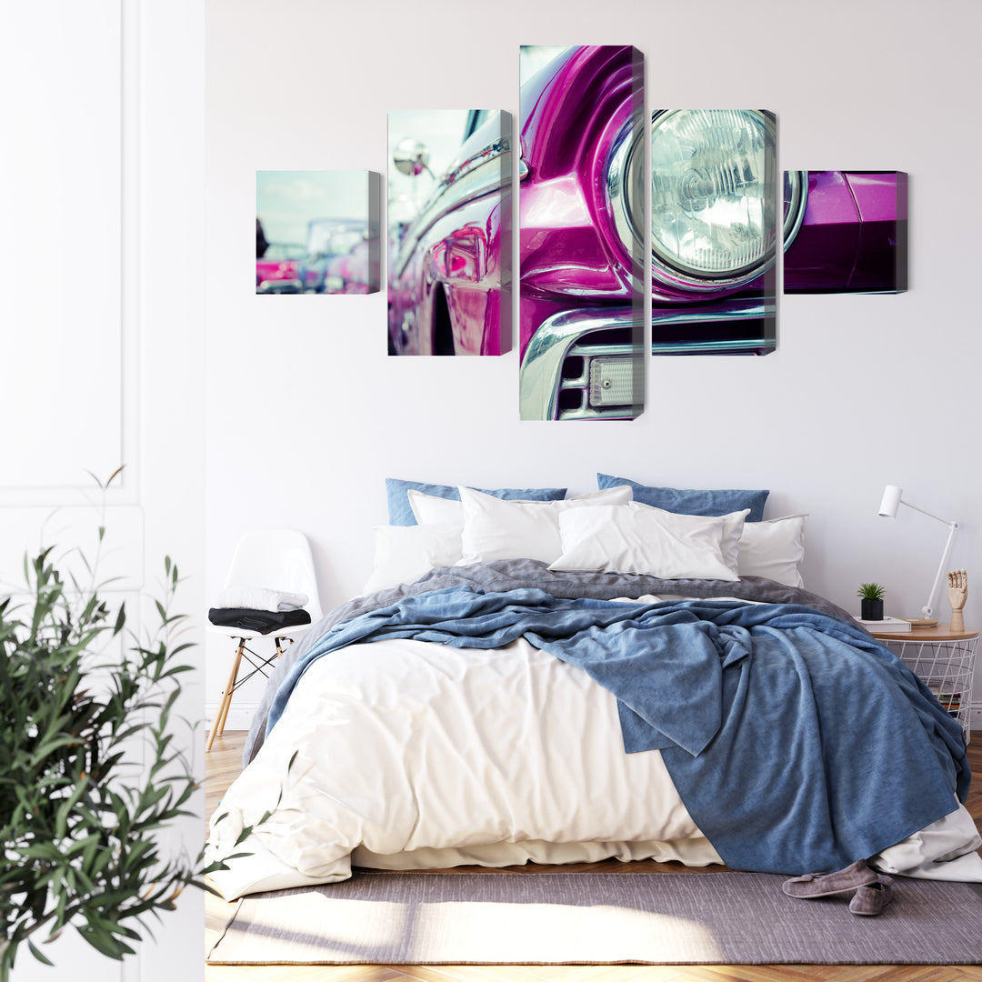 Seinapildid - Retro auto esilaternad Kuubal, N-2394