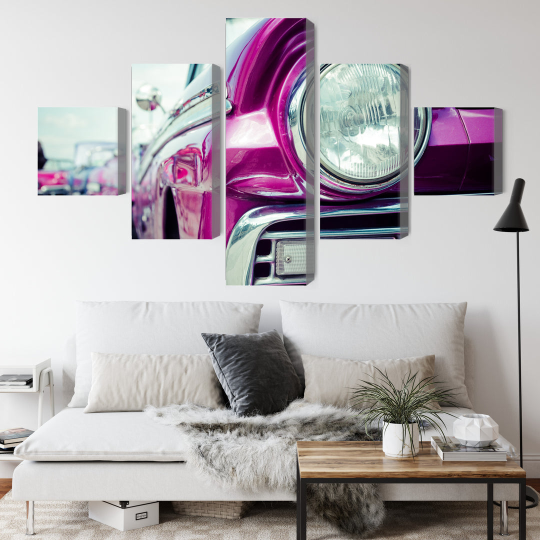 Seinapildid - Retro auto esilaternad Kuubal, N-2394