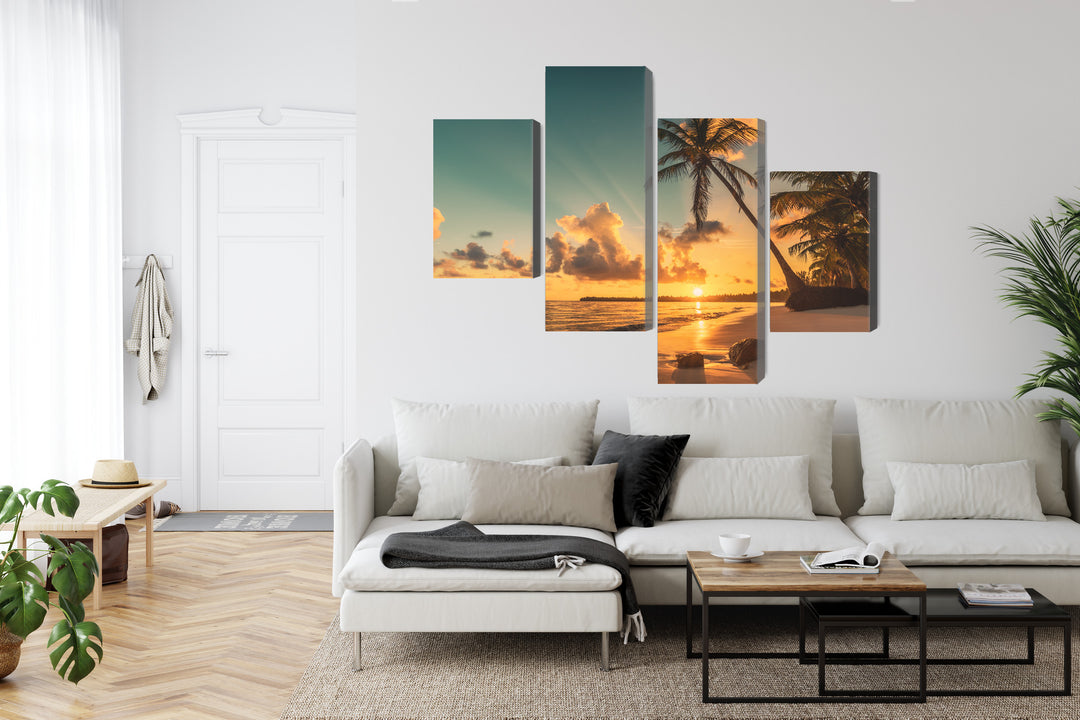 Kanva - Saulriets Dominikānas pludmalē, N-2513