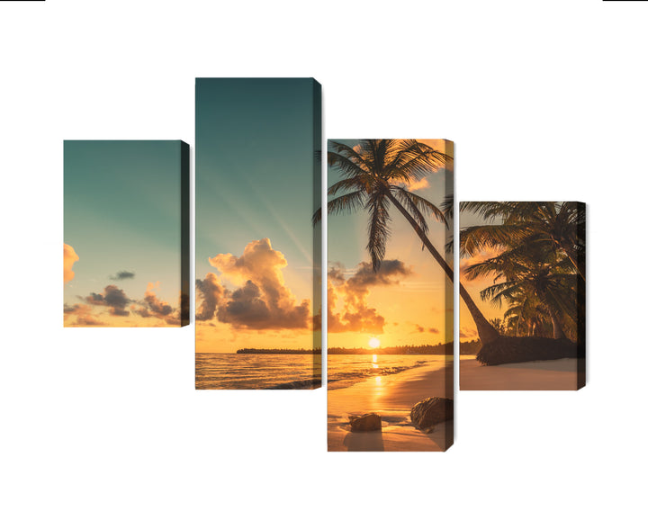 Kanva - Saulriets Dominikānas pludmalē, N-2513