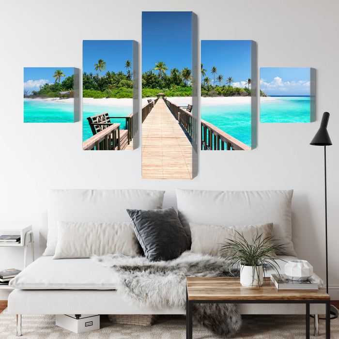 Seinapildid - Maldiividel asuv kai, N-2524