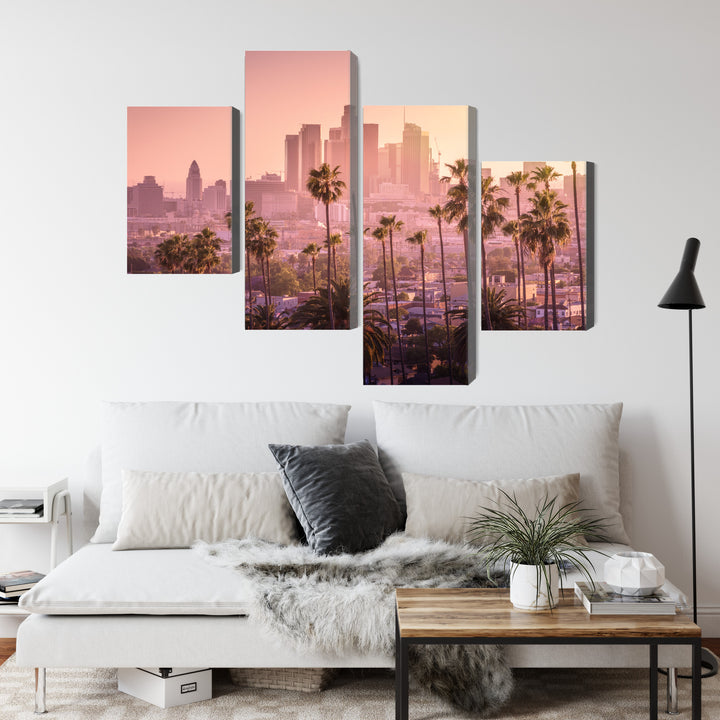 Kanva - Losandželosas centrs saulrietā, N-2902