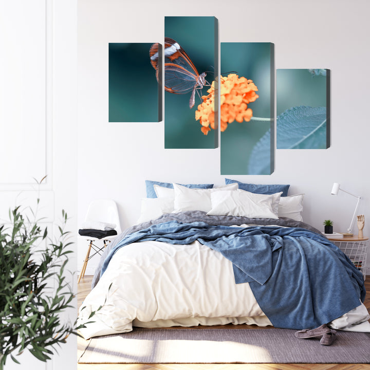 Kanva - Tauriņš vasaras dārzā, N-3831