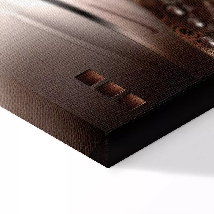 Kanva - Zelta vētra | Abstrakts dizains, 55898