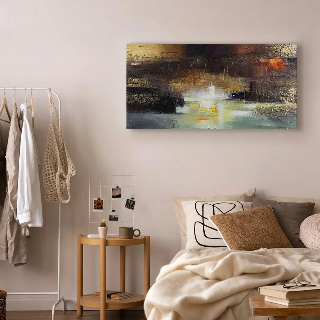 Kanva - Abstrakts raksts ar eļļas gleznas imitāciju, (x 1), 118630