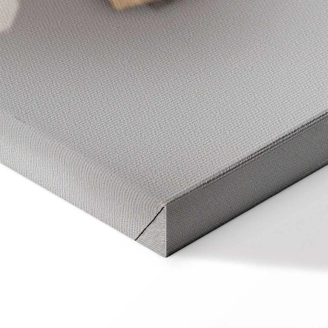 Canva with gold feathers on a gray background - the fallen angel, (x 1), 127797