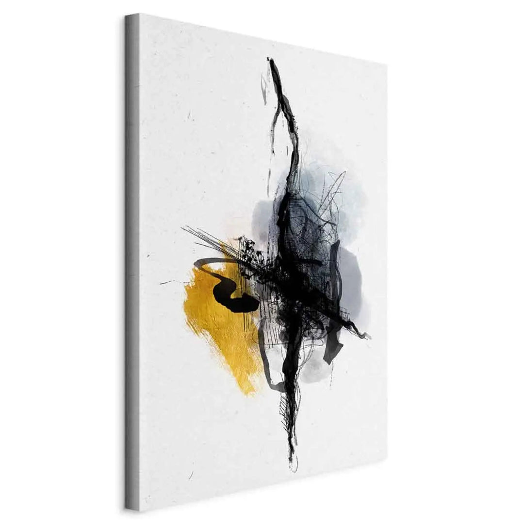 Canva with an abstract pattern on a white basis - stream (x 1), 131685