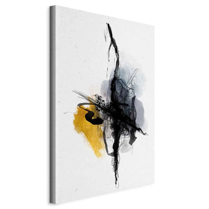 Canva with an abstract pattern on a white basis - stream (x 1), 131685