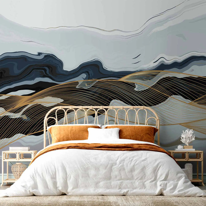 Wall Murals - Abstract waves, 160651
