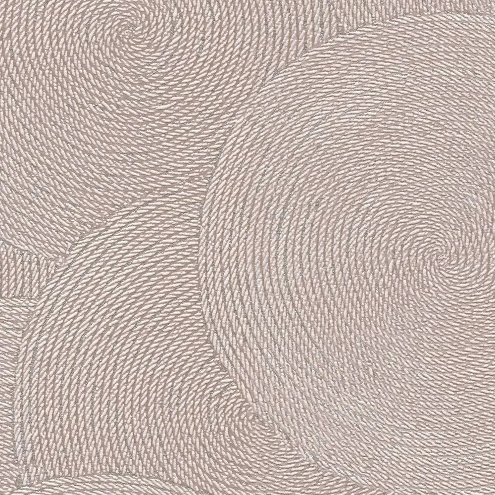 Abstraktas apļu tapetes taupe (3010627) AS Creation