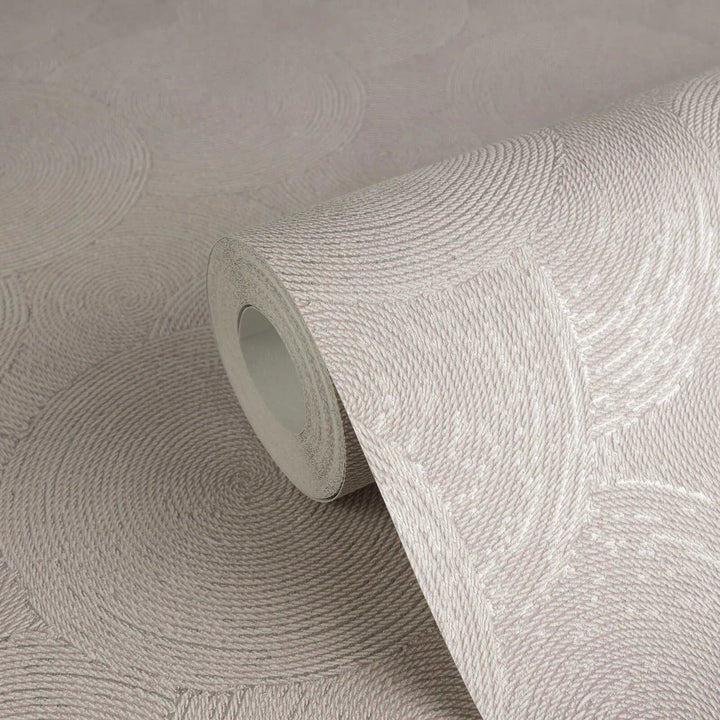 Abstraktas apļu tapetes taupe (3010627) AS Creation