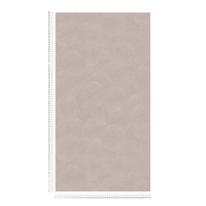 Abstraktas apļu tapetes taupe (3010627) AS Creation