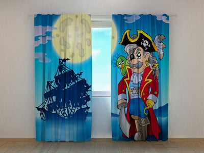 Curtains for children's room - Pirate Tapetenshop.lv