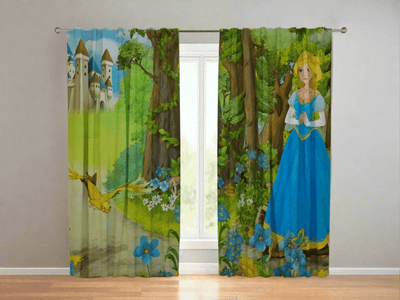 Curtains for children's room - Princess Tapetenshop.lv