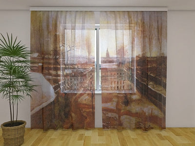 Curtains Vincent van Gogh - incredibly beautiful with a realistic image on Tapetenshop.lv